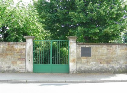 Der jüdischen Friedhof, in der Heuerstraße